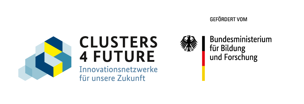 Clusters4Future und BMBF Logo
